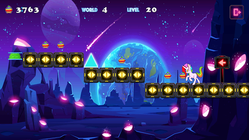 Unicorn Dash Attack 2: Neon Lights Unicorn Games mlp games 2.8.109 screenshots 4