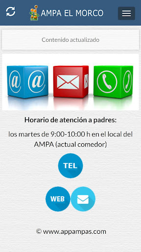 Android application AMPA EL MORCO A.MACHADO BURGOS screenshort