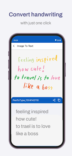 Pen to Type Screen 2
