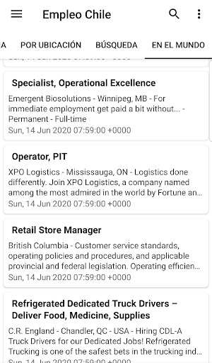 Empleo Chile Screen 3