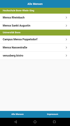 Mensa Bonn Screen 3