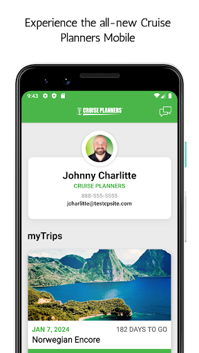 Android application Cruise Planners Mobile screenshort