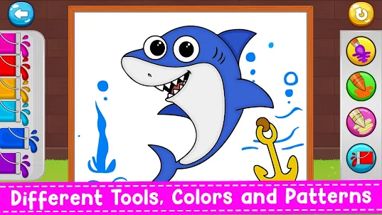 Toddler Coloring Book & Paint