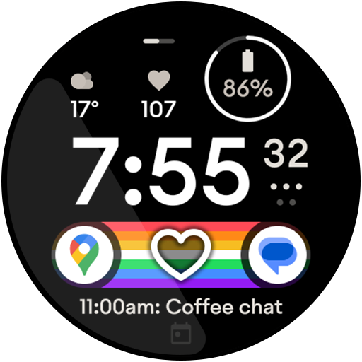 Pride: Wear OS watch face