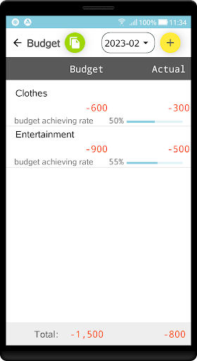 Goldie expense tracker Screen 2