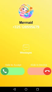 Like Mermaid Game fake call &V