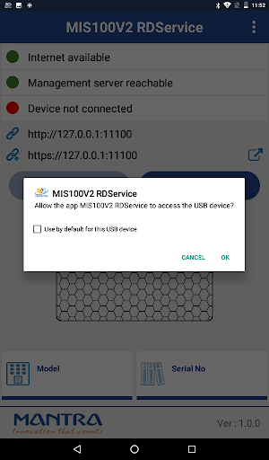 MIS100V2 RDService Screenshot 2 - AppWisp.com