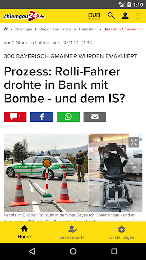chiemgau24.de Screen 2