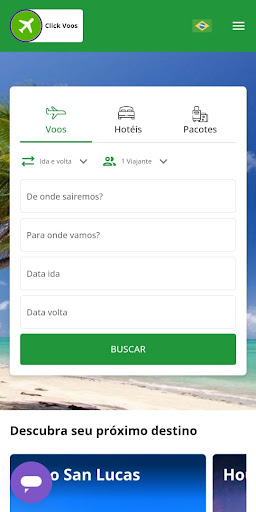 Click Voss - Passagens Aéreas Screen 2