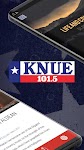 screenshot of 101.5 KNUE Country Radio