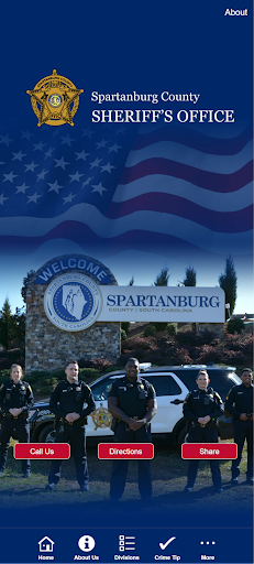 Android application Spartanburg County Sheriff's screenshort