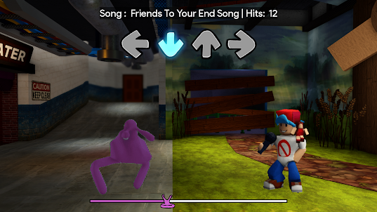 Pink Rainbow Friends FNF Mod