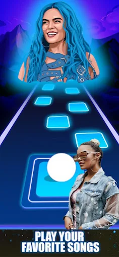 Karol G Música Tiles hop Piano - Screenshot 4
