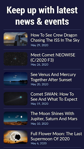 Screenshot of Star Walk 2 - Night Sky View