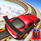 Impossible Superheroes Stunt Racing Tracks icon