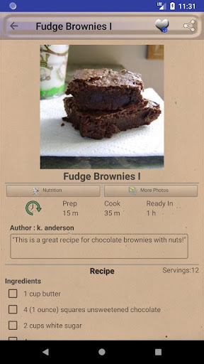 Brownie Recipes: Chocolate, Ca Screen 2