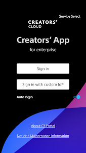 Creators' App for enterprise