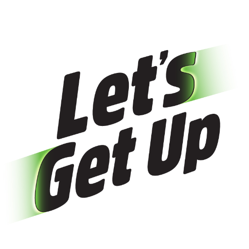 Lets Get Up logo