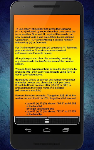 TooEz Calculator  MemoryBack