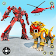 Lion Robot Transformation War: Car Robot Games icon