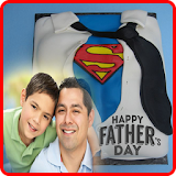 Fathers day photo frame icon