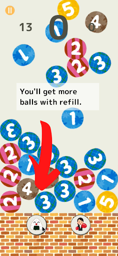 Calc Ball "Lets test your m Screen 2