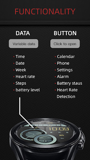 Fish Blue For Wear OS Screen 2