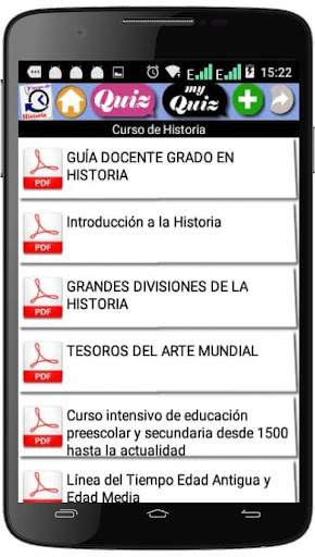 CURSO DE HISTORIA Screen 2
