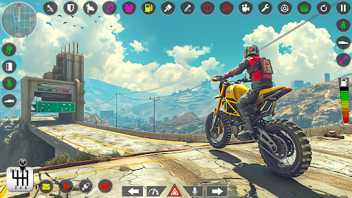 Android application Mega Ramp Bike Stunt Games 3D screenshort