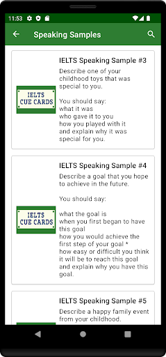 Screenshot of IELTS Speaking - IELTS Test