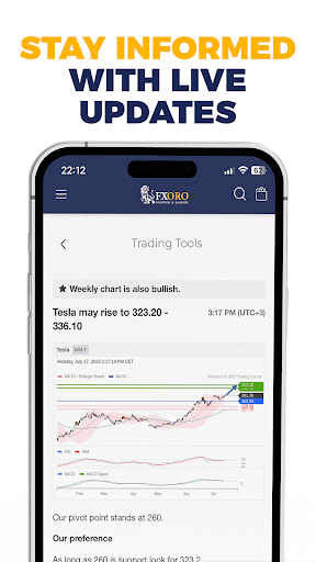 FXORO Trading APP Screen 3