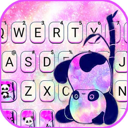 Galaxy Playful Panda Keyboard logo
