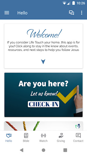 Android application Life Touch Community Church screenshort