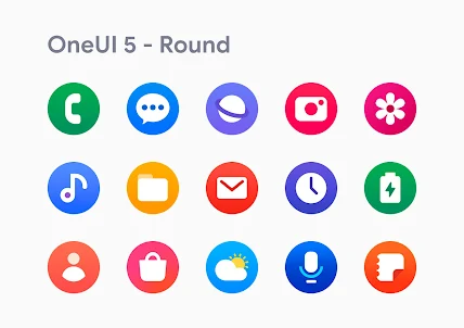 OneUI 5 - Round Icon Pack