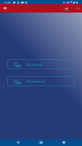 Srpska banka mBanking Screen 2