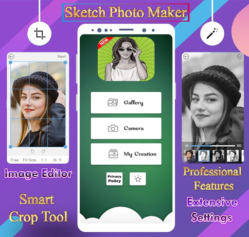 Android application عکس به نقاشی و سیاه قلم | 201 screenshort