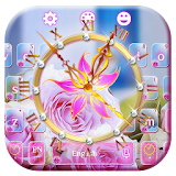 Rose Clock Diamond Keyboard icon