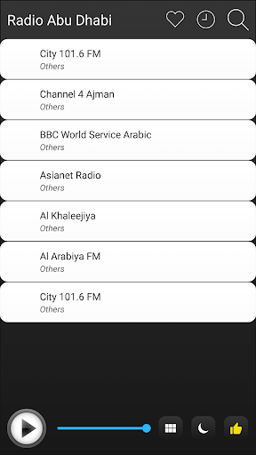 Abu Dhabi Radio FM AM Music Screen 3