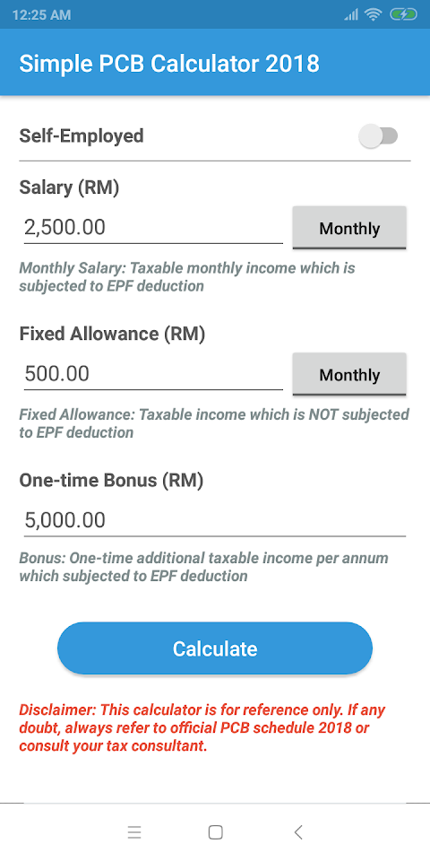 monthly tax deduction malaysia 2018