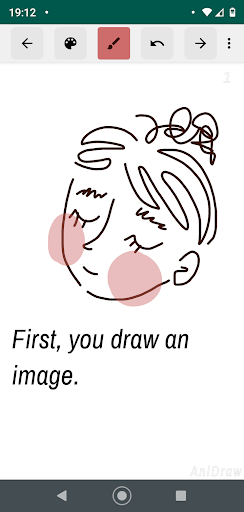 Android application AniDraw screenshort