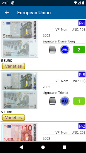 World Paper Money Screen 3
