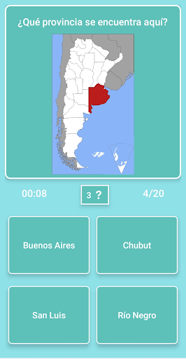 Android application Mapa de Argentina - Quiz screenshort
