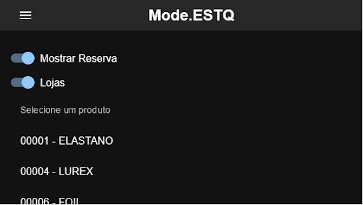 Modefios Estoque Screen 2