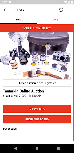 Tamarkin Auctions, Inc Screen 2