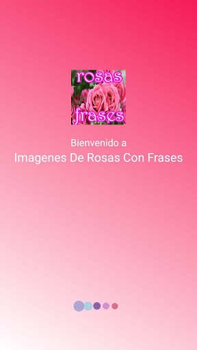 Android application Imágenes De Rosas Con Frases screenshort