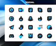 screenshot of Blue Icon Pack : LuXBlue