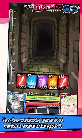 Game screenshot Dungeon&Girls: Card Battle RPG hack
