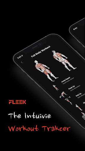 Fleek - Workout Tracker, Log Screenshot 1 - AppWisp.com