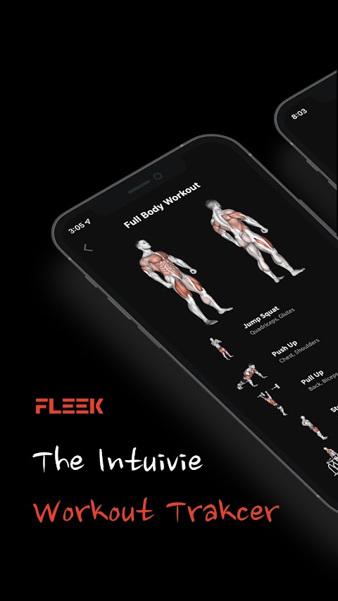 Fleek - Workout Tracker, Logのおすすめ画像1
