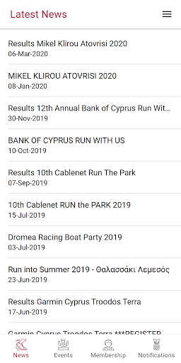 Dro.Me.A. Racing Running Club Screen 3